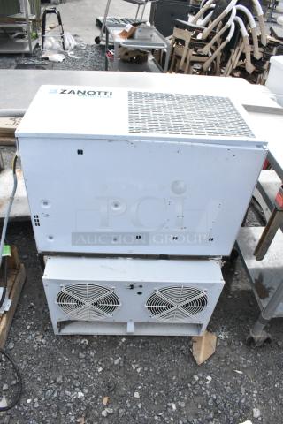 2017 Zanotti BSB135T1251F/ETL Metal Commercial Self Contained Compressor and Condenser for Walk In Box. 230 Volts, 1 Phase.
