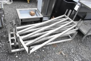 4 Metal Dunnage Racks. 4 Times Your Bid!