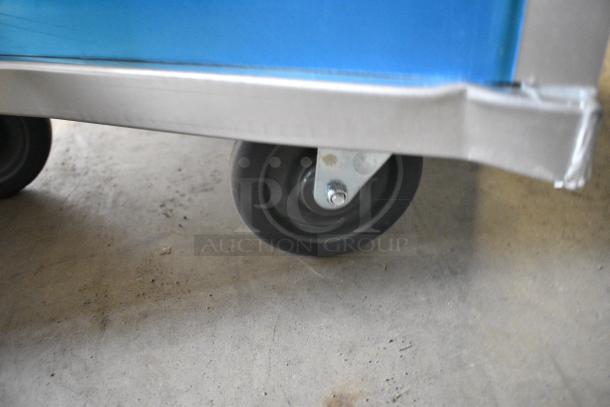 BRAND NEW SCRATCH AND DENT! Regency 600AEC1820 Metal Commercial Enclosed Pan Transport Rack on Commercial Casters. - Image 4 of 6