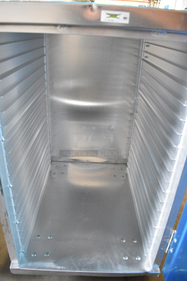 BRAND NEW SCRATCH AND DENT! Regency 600AEC1820 Metal Commercial Enclosed Pan Transport Rack on Commercial Casters. - Image 5 of 6
