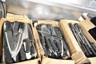150 SHARPENED Stainless Steel Knives Including Chef Knife. 150 Times Your Bid!