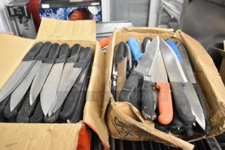 150 SHARPENED Stainless Steel Knives Including Chef Knife. 150 Times Your Bid!