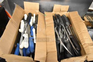 160 SHARPENED Stainless Steel Knives Including Fillet Knife. 160 Times Your Bid!