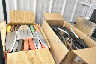 150 SHARPENED Stainless Steel Knives Including Chef Knife. 150 Times Your Bid!