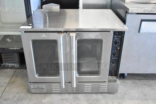 BRAND NEW SCRATCH AND DENT! Mainstreet Stainless Steel Commercial Full Size Convection Oven w/ View Through Doors and Thermostatic Controls.