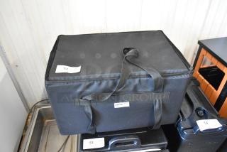 Sterno Black Insulated Food Carrying Bag.