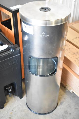 Lancaster Table and Seating Stainless Steel Trash Can Shell.