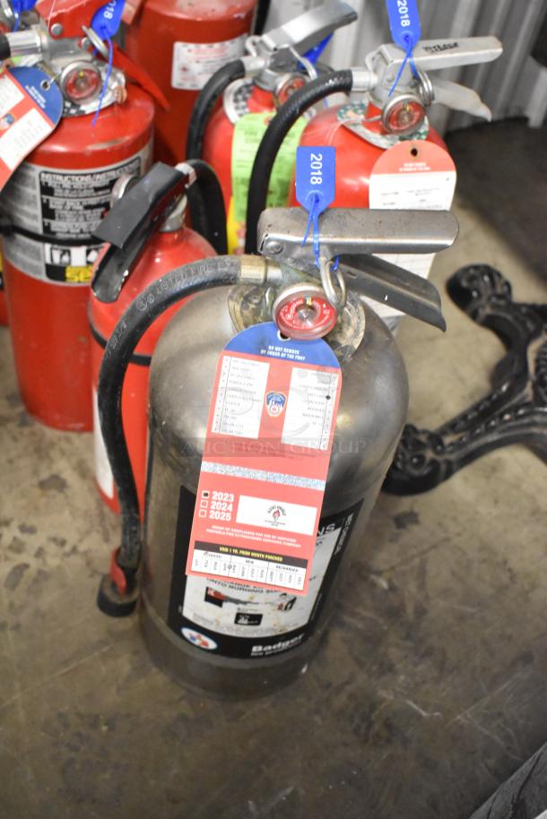 8 Fire Extinguishers Including Badger and Kidde. 8 Times Your Bid! Buyer Must Pick Up - We Will Not Ship This Item. - Image 4 of 19