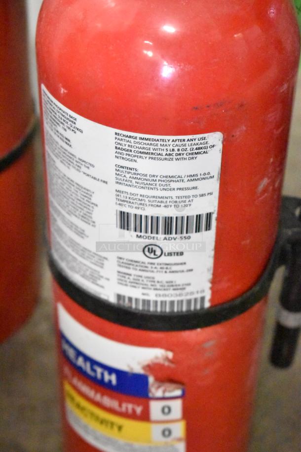 8 Fire Extinguishers Including Badger and Kidde. 8 Times Your Bid! Buyer Must Pick Up - We Will Not Ship This Item. - Image 15 of 19