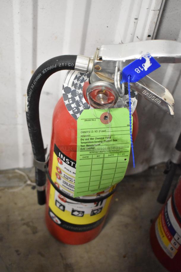 8 Fire Extinguishers Including Badger and Kidde. 8 Times Your Bid! Buyer Must Pick Up - We Will Not Ship This Item. - Image 18 of 19