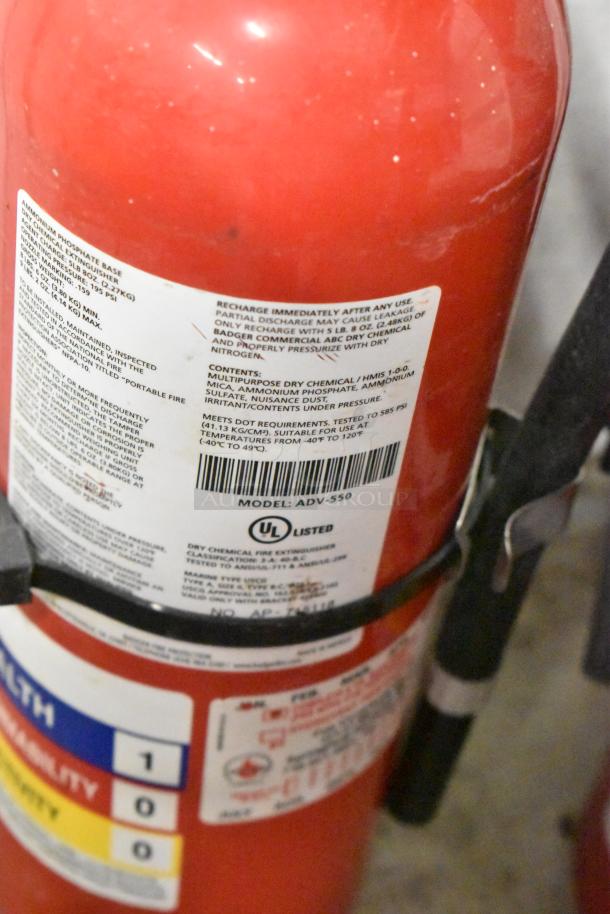 8 Fire Extinguishers Including Badger and Kidde. 8 Times Your Bid! Buyer Must Pick Up - We Will Not Ship This Item. - Image 19 of 19