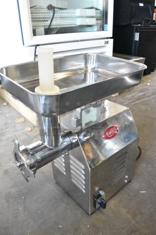 BRAND NEW SCRATCH AND DENT! Avantco 177MG12R #12 Meat Grinder with Reverse Setting. 110 Volts, 1 Phase. - Item #1187727