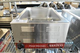 BRAND NEW SCRATCH AND DENT! 2024 Avantco 177W50 12" x 20" Full Size Electric Countertop Food Warmer . 120 Volts, 1 Phase.