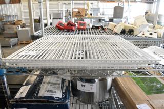 Lot of 4 BRAND NEW SCRATCH AND DENT! Poly Coated Racks