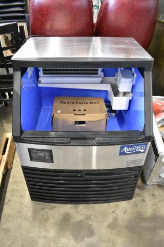 BRAND NEW SCRATCH AND DENT! 2024 Avantco 194UCF160A Undercounter Full Cube Ice Machine - 152 lb. Missing Door. 115 Volts, 1 Phase. - Item #1187762