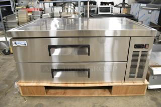BRAND NEW SCRATCH AND DENT! 2024 Avantco 178CBE48HC CBE-48-HC 48" 2 Drawer Refrigerated Chef Base. 115 Volts, 1 Phase.