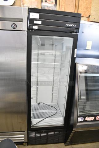 2019 Habco SE18 Metal Commercial Single Door Reach In Cooler Merchandiser. 115 Volts, 1 Phase.