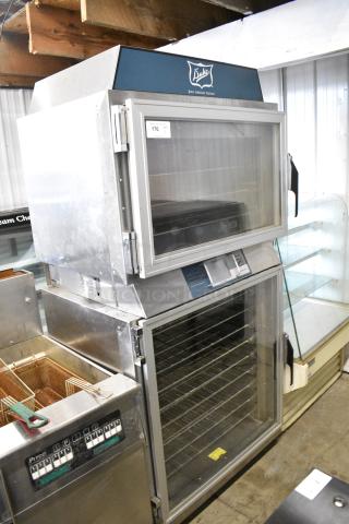 Duke TSC-6/18 Stainless Steel Commercial Floor Style Electric Powered Oven Proofer on Commercial Casters. 208 Volts, 3 Phase.