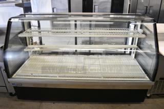 Master-Bilt CGB-77 Metal Commercial Floor Style Deli Display Case Merchandiser.