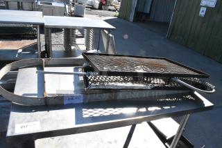 5 Various Items Including Pot Rack and Grill Grates. 5 Times Your Bid!