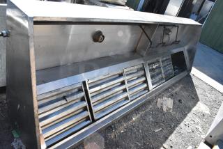 Stainless Steel Commercial Grease Hood w/ Filters.