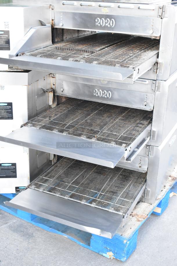 3 2017 Turbochef HhC2020 Stainless Steel Commercial Electric Powered Rapid Cook Conveyor Oven w/ Stand on Commercial Casters. 208/240 Volts, 3 Phase. 3 Times Your Bid! - Image 18 of 18