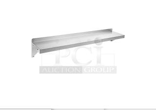 NEW Stainless Steel Wall Shelf – EWMS-12-60X – 60"W x 12"D – NSF Certified – QTY 2