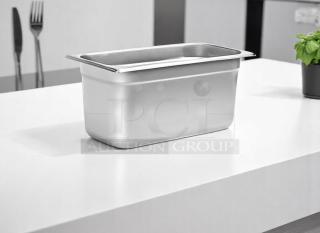 Excellent Condition Full-Size 6" Deep Stainless Steel Food Pans – NSF – One Lot – QTY 20