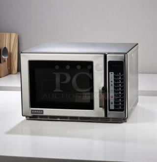 Excellent Condition Commercial Microwave – Menumaster RFS12TSW – 120V – Fully Tested & Working!