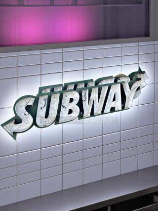 Excellent Condition LED Channel Letter Sign – Subway Logo – 89" Width – Fully Tested & Working!