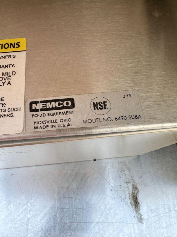 Excellent Condition Cookie Display Merchandiser – Nemco 6490-SUBA – 16.25" Wide – NSF – Made in USA - Image 6 of 6