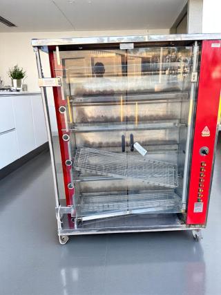 Excellent Condition – ROTISSERIE OVEN – Rotisol SE 30736 – Heavy-Duty Stainless Steel  Gas-fired -  Tested & Working!