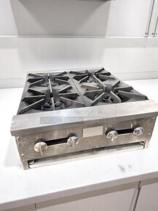 Excellent Condition 4-Burner Gas Hotplate – Stratus – Heavy-Duty Cast Iron Grates – Fully Tested & Working!