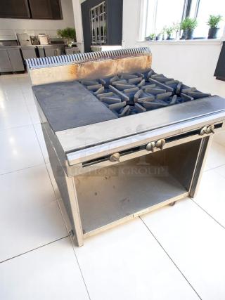 Excellent Condition 6-Burner Gas Range w/ Griddle – Garland G36-6R – 36" – Fully Tested & Working!