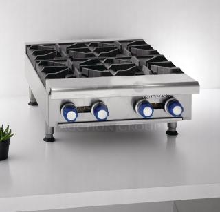 Excellent Condition 4-Burner Countertop Gas Range – Imperial IR-4 – Fully Tested & Working!