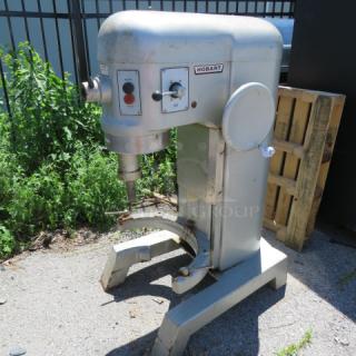 One Hobart 60 Quart Stand Mixer. Model# H600. 460 Volt. 3 Phase. Unable To Test. No Plug.