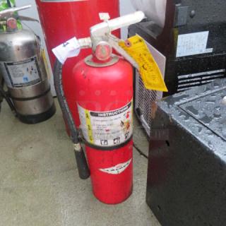 One ABC Fire Extinguisher.