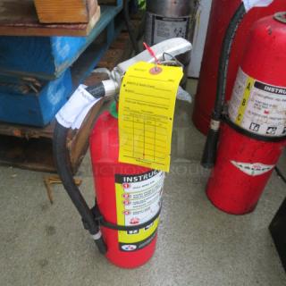 One ABC Fire Extinguisher.