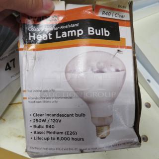 One NEW Winco Heat Lamp Bulb. #R40.