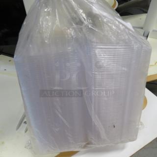 One Lot Of To Go Sandwich Containers.
