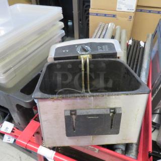 One Walmart Table Top Deep Fryer. 120 Volt. 1800 Watt.