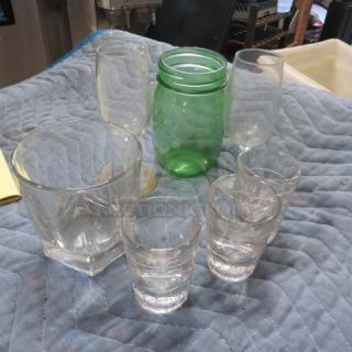 Assorted Bar Glasses. 7XBID