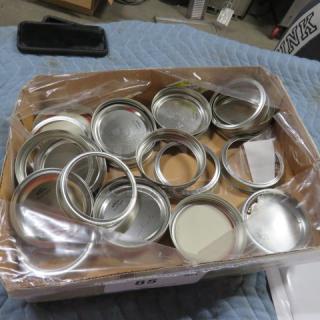 One Lot Of Wide Mouth Canning Jar Lids.
