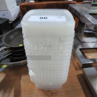 One Lot Of Poly Containers.
