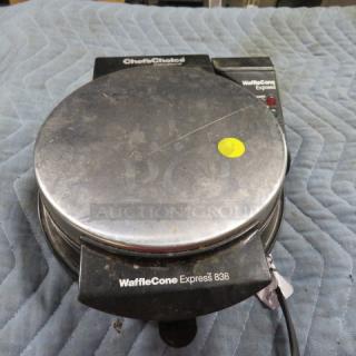 One Chefs Choice Waffle Cone Maker. 120 Volt.