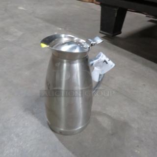 One Stainless Steel Insulated Creamer.