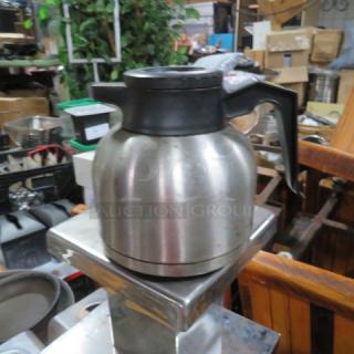Stainless Steel Bunn Coffee Pot. 3XBID