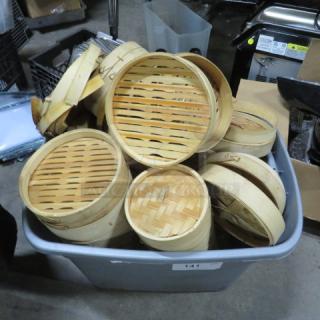 One Mega Lot Of Rice Baskets.