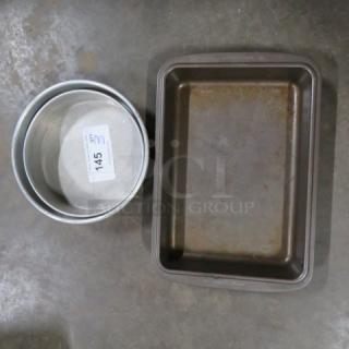 Assorted Commercial Baking Pan. 3XBID