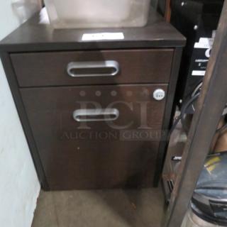 One 2 Drawer File Cabinet. 18X24X24